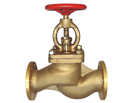 Marine bronze flanged stop valve