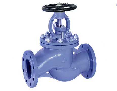 Marine cast steel flanged stop check valve