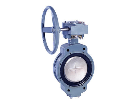 Marine duo-eccentric-pivoted butterfly valve