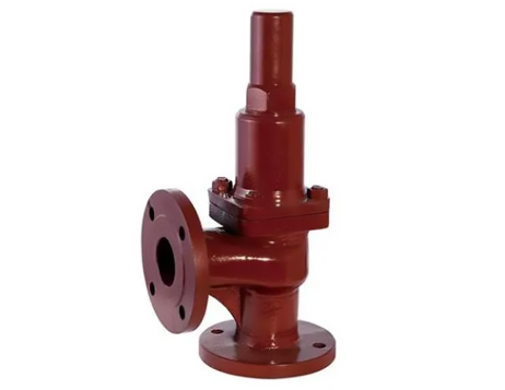 Marine right angle safety valve